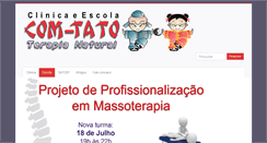 Desktop Screenshot of comtatoterapianatural.com.br